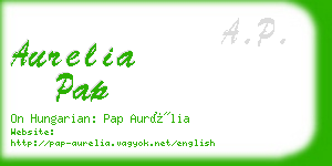 aurelia pap business card
